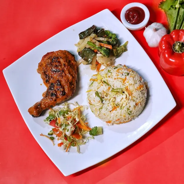 BBQ Fried Rice Platter