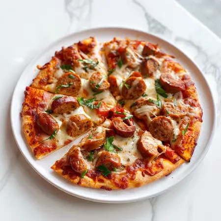 Chicken Sausage Pizza 8"
